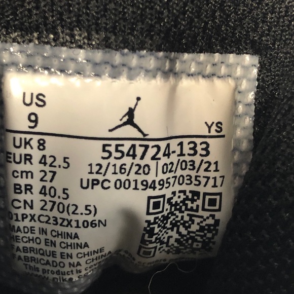 Jordan 1 Mid Crimson Tint White/Arctic Orange-Black 554724 133 Men's Siz… - Picture 13 of 14